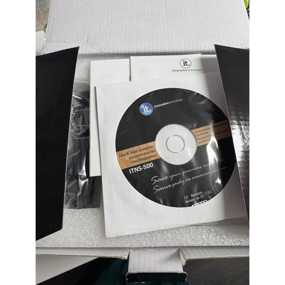 Innovative Technology ITNS-500 Film & 35mm Slide Converter Scanner New, Open Box - Picture 10 of 10